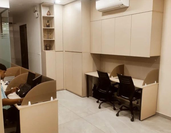 Modern office furniture in Pune by Credible Fitments