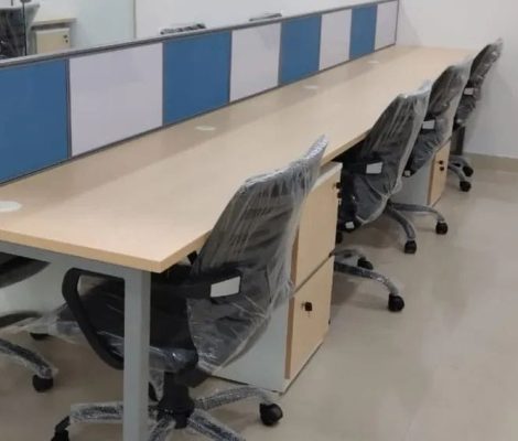 double-sided office workstation — space-saving design